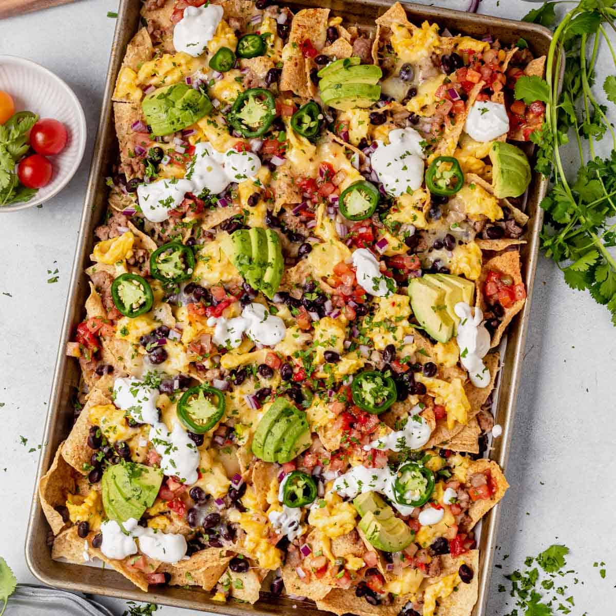 The Ultimate Loaded Breakfast Nachos: Savory, Cheesy & Easy